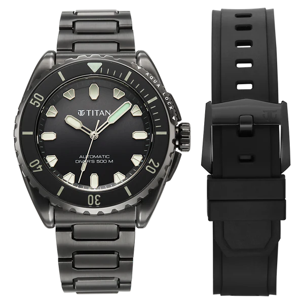 Titan 500m Diver Watch – Limited Edition Titanium Automatic 110071QM01