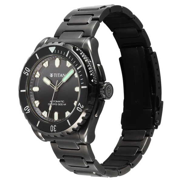 Titan 500m Diver Watch – Limited Edition Titanium Automatic 110071QM01 - Image 5