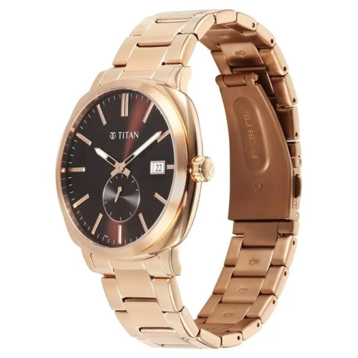 Titan Classique Suave Brown Dial With Date Analog Men's Watch 90189WM01 - Image 3