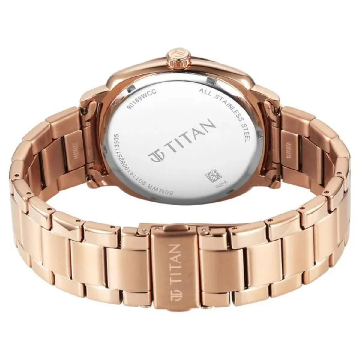 Titan Classique Suave Brown Dial With Date Analog Men's Watch 90189WM01 - Image 5
