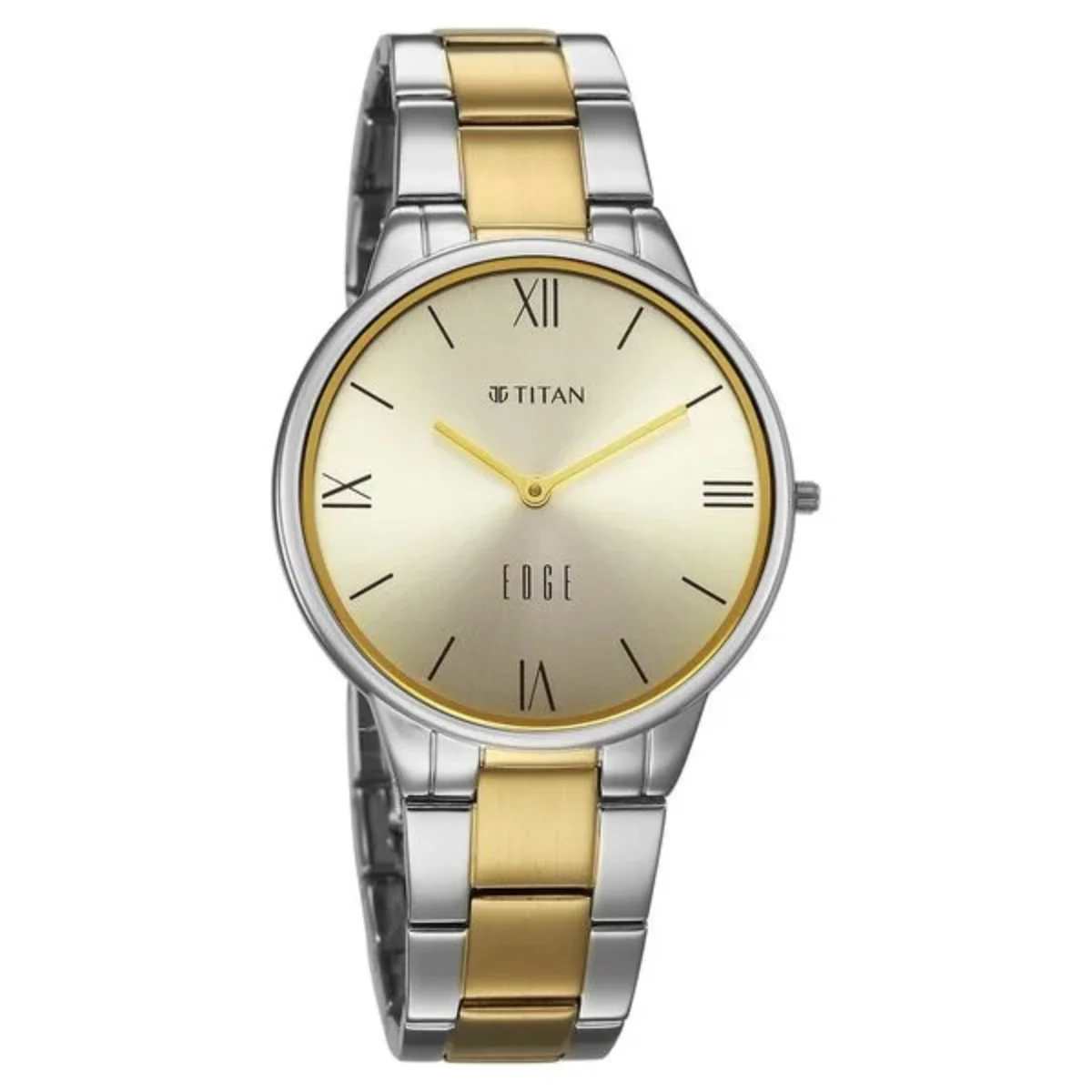Titan Edge Gleam Quartz Analog Champagne Dial Women's Watch 2734BM01 - Image 2