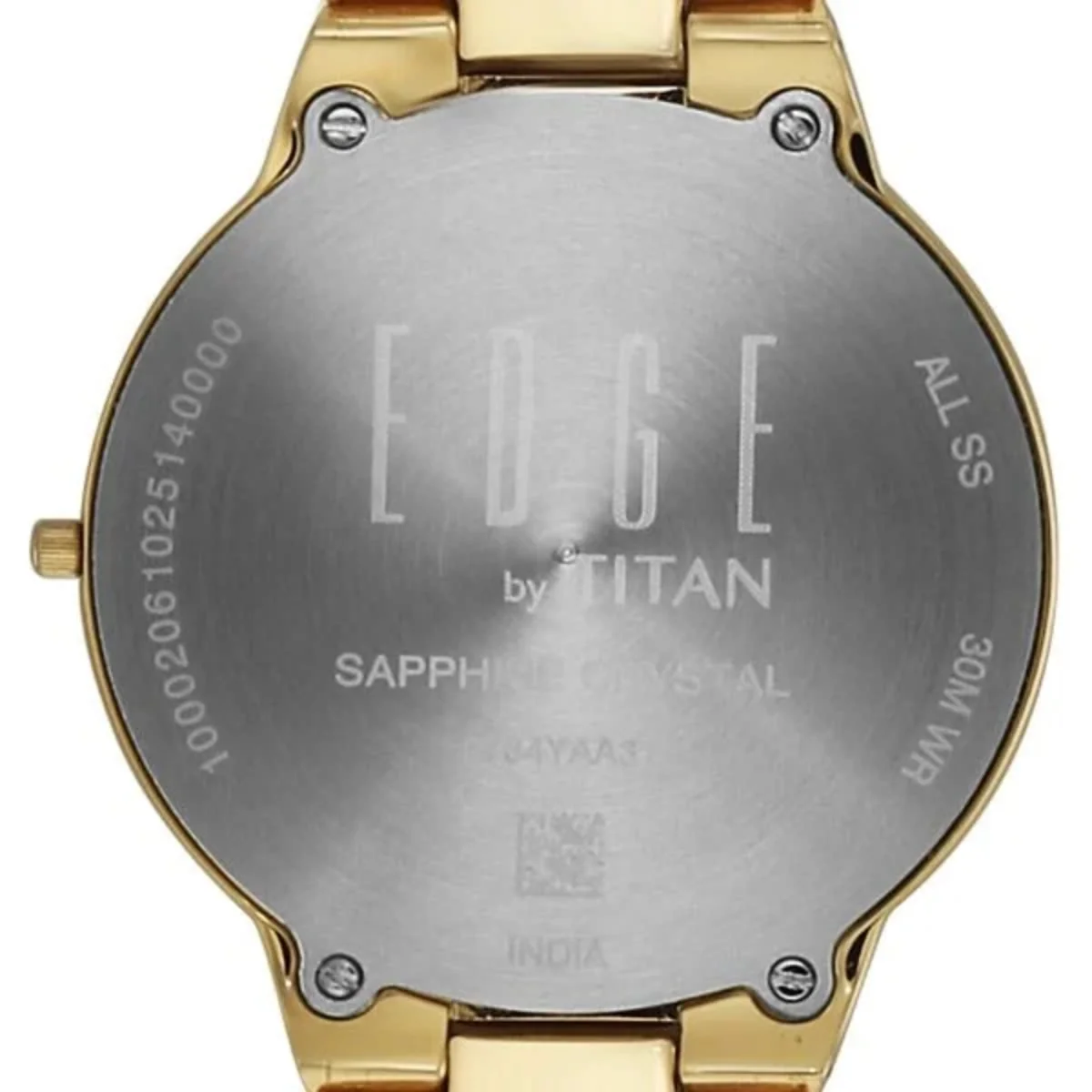 Titan Edge Gleam Quartz Analog Stainless Steel Women's Watch 2734YM01 - Image 4
