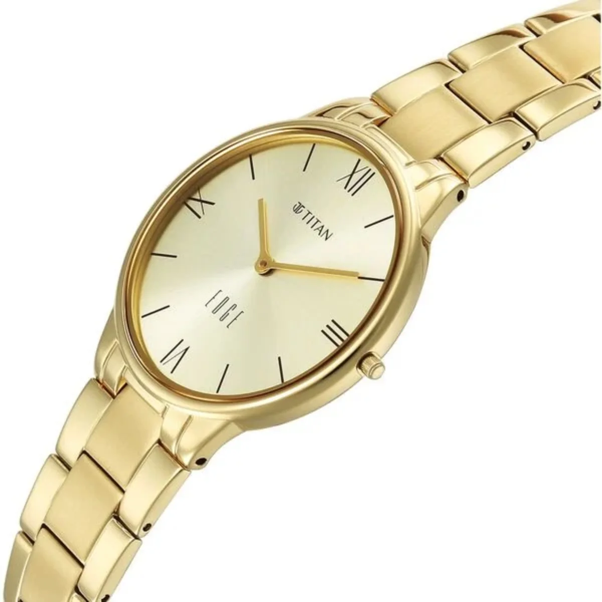 Titan Edge Gleam Quartz Analog Stainless Steel Women's Watch 2734YM01 - Image 5