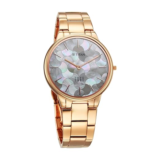 Titan Edge Metal Ladies Allure Quartz Analog Dial Watch For Women - NT2734WM02 - Image 2