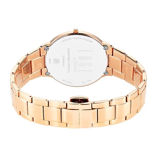 Titan Edge Metal Ladies Allure Quartz Analog Dial Watch For Women - NT2734WM02 - Image 4