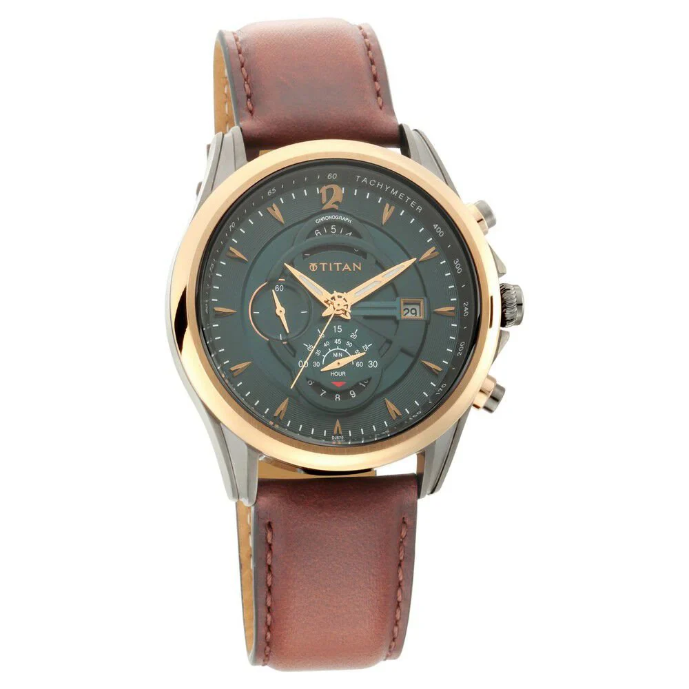 Titan Maritime Pro Lateen Sail Chronograph Men's Watch NT1830KL02 - Image 2