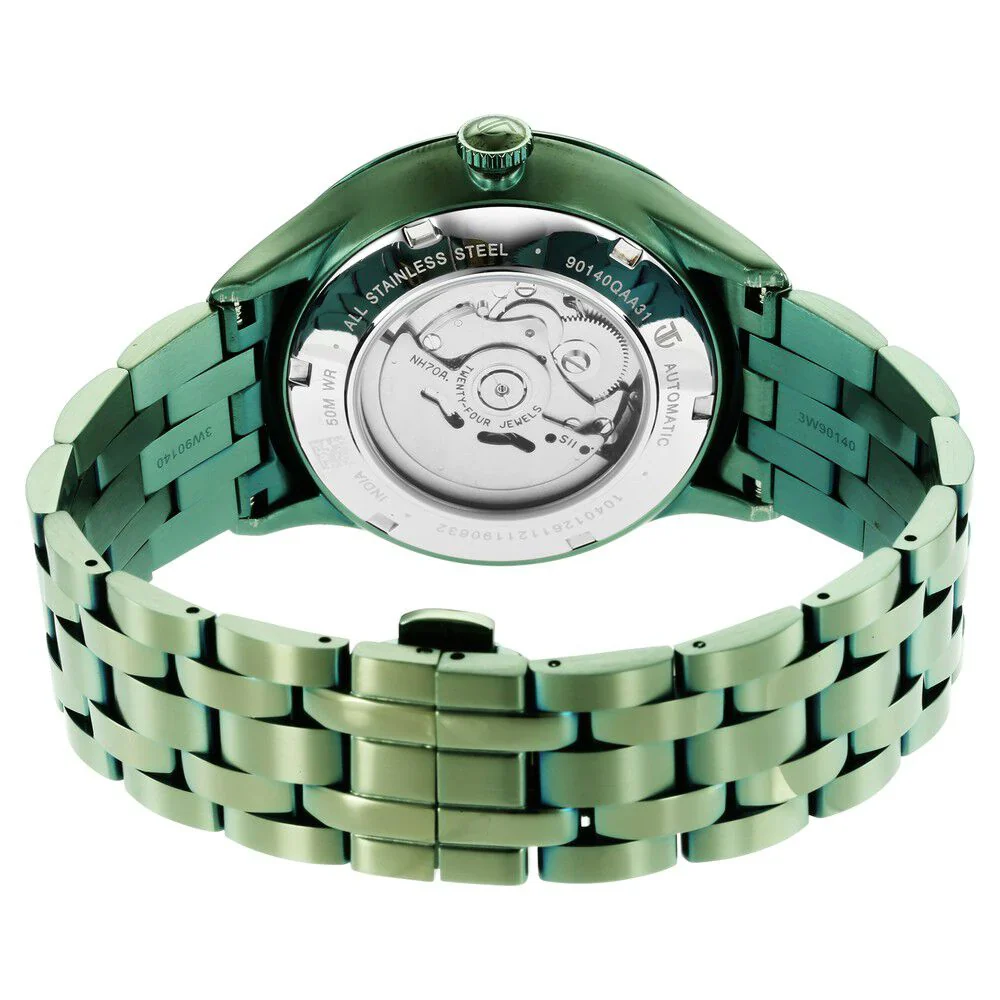 Titan Metal Mechanicals Black Dial Men Watch NS90140QM01 - Image 4