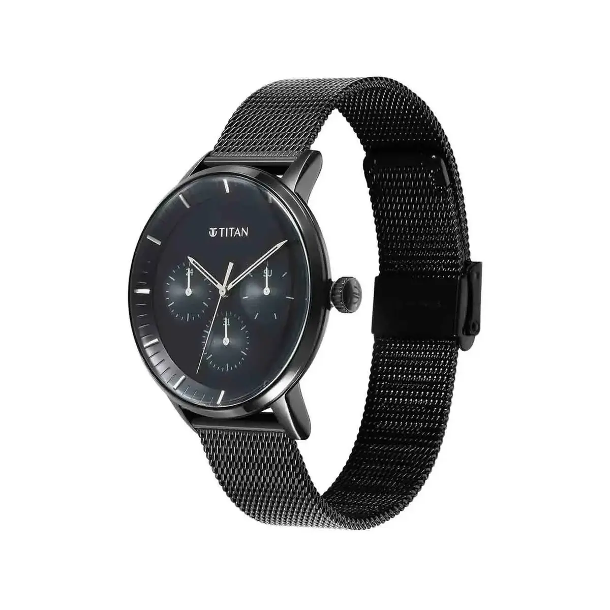 Titan Modern Classics Black Dial Quartz Multifunction Men watch 94006NM01 - Image 4