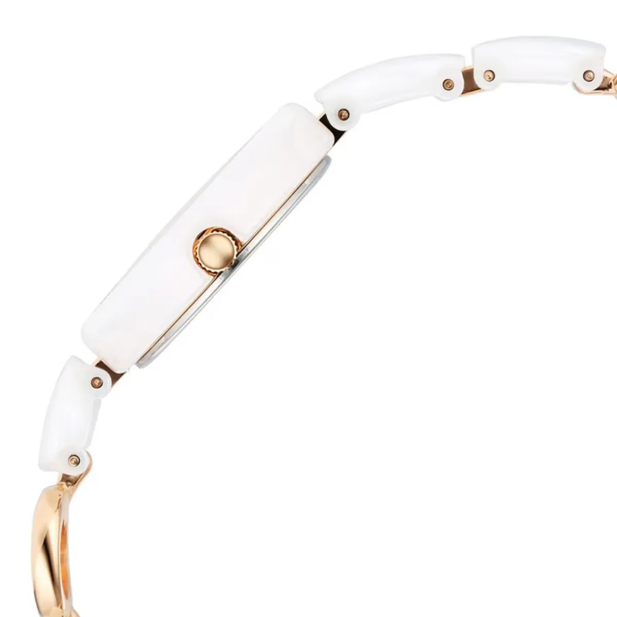 Titan Raga Ceramics Quartz Analog White Dial Metal & Ceramic Strap Watch For Women 95146KD05 - Image 4