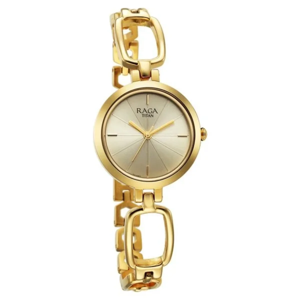 Titan Raga Champagne Dial Watch for Women 2725YM01 - Image 2