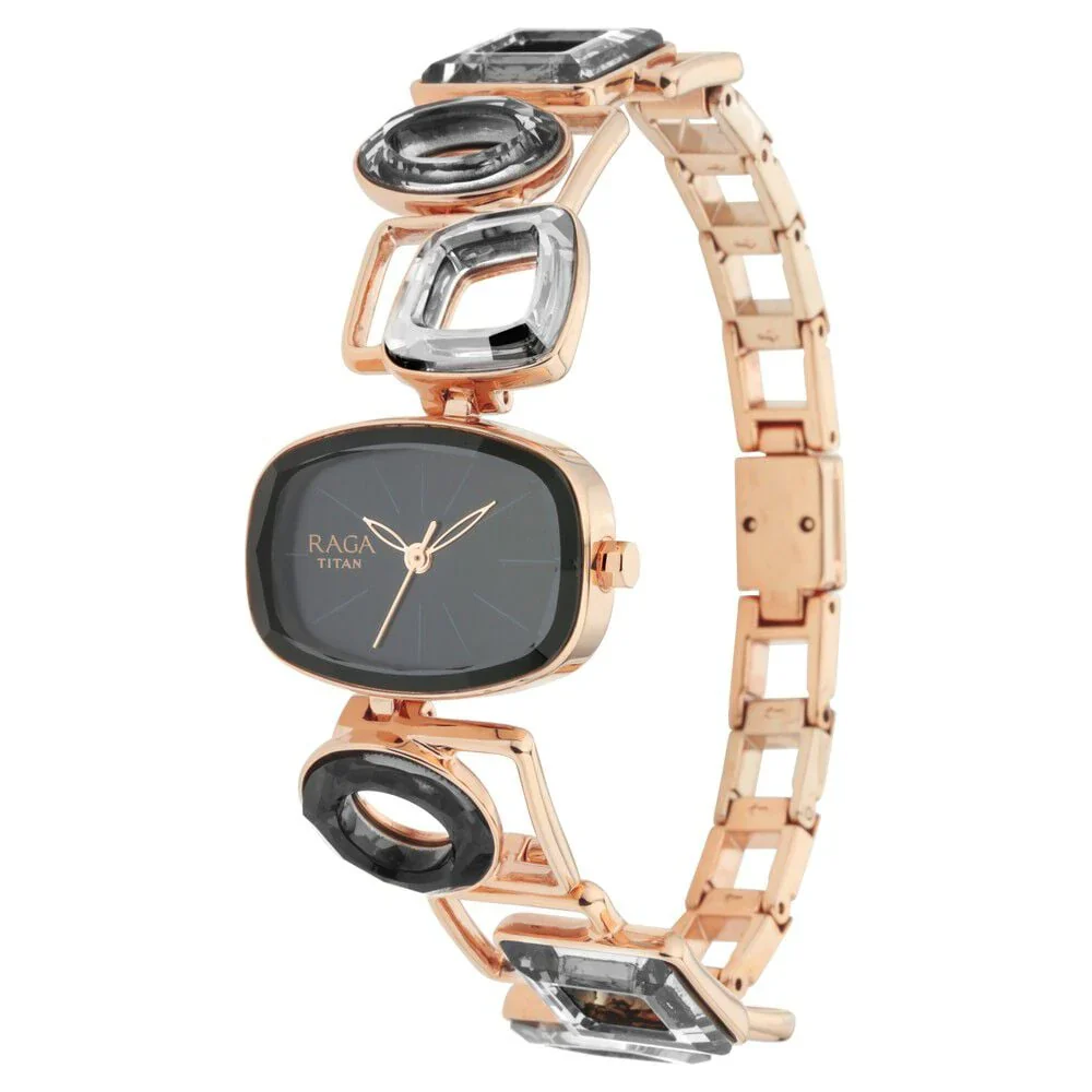 Titan Raga Facets Black Dial Analog Watch for Women NS95118WM01 - Image 3