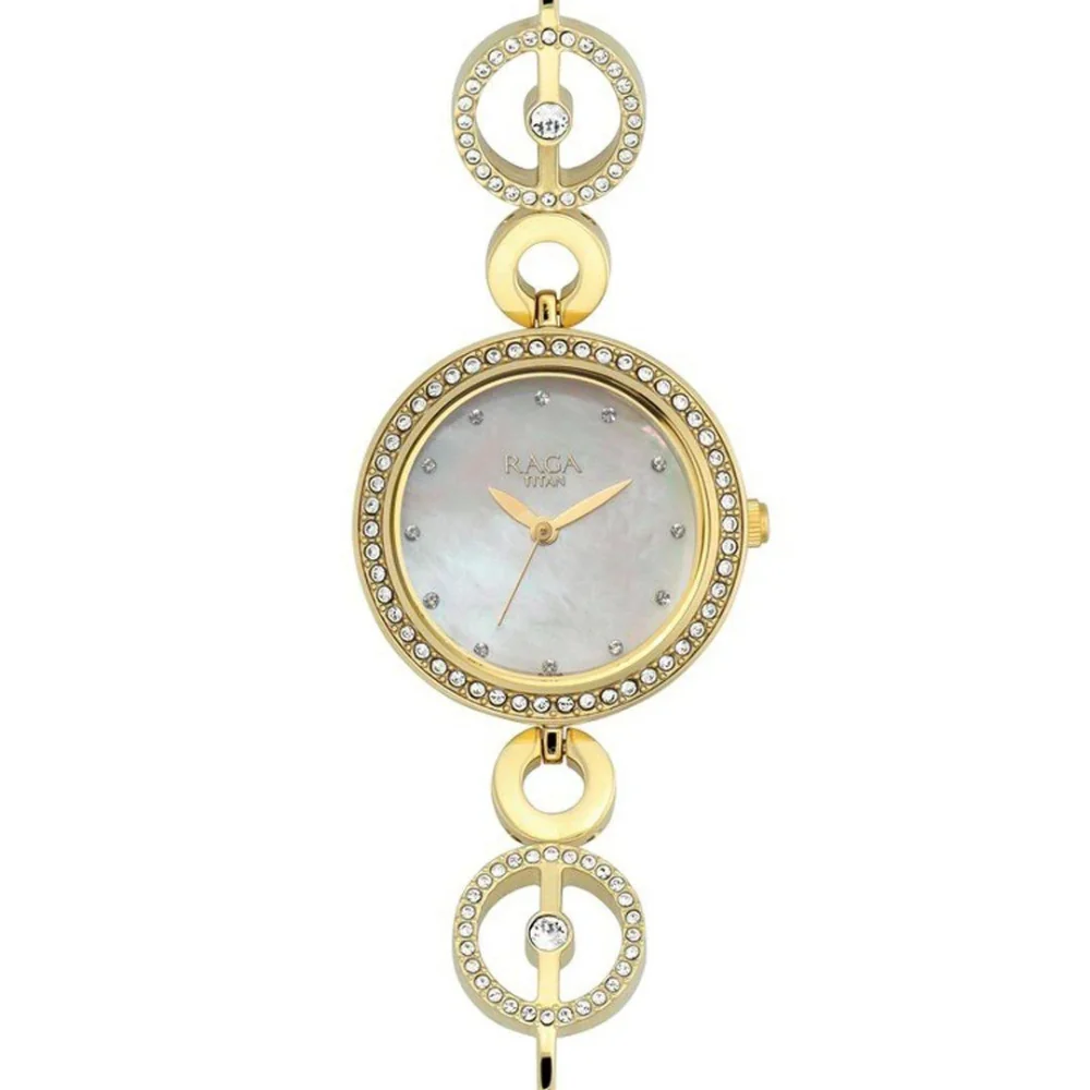 Titan Raga Mother of Pearl Dial Women Watch NS2539YM02 - Image 3
