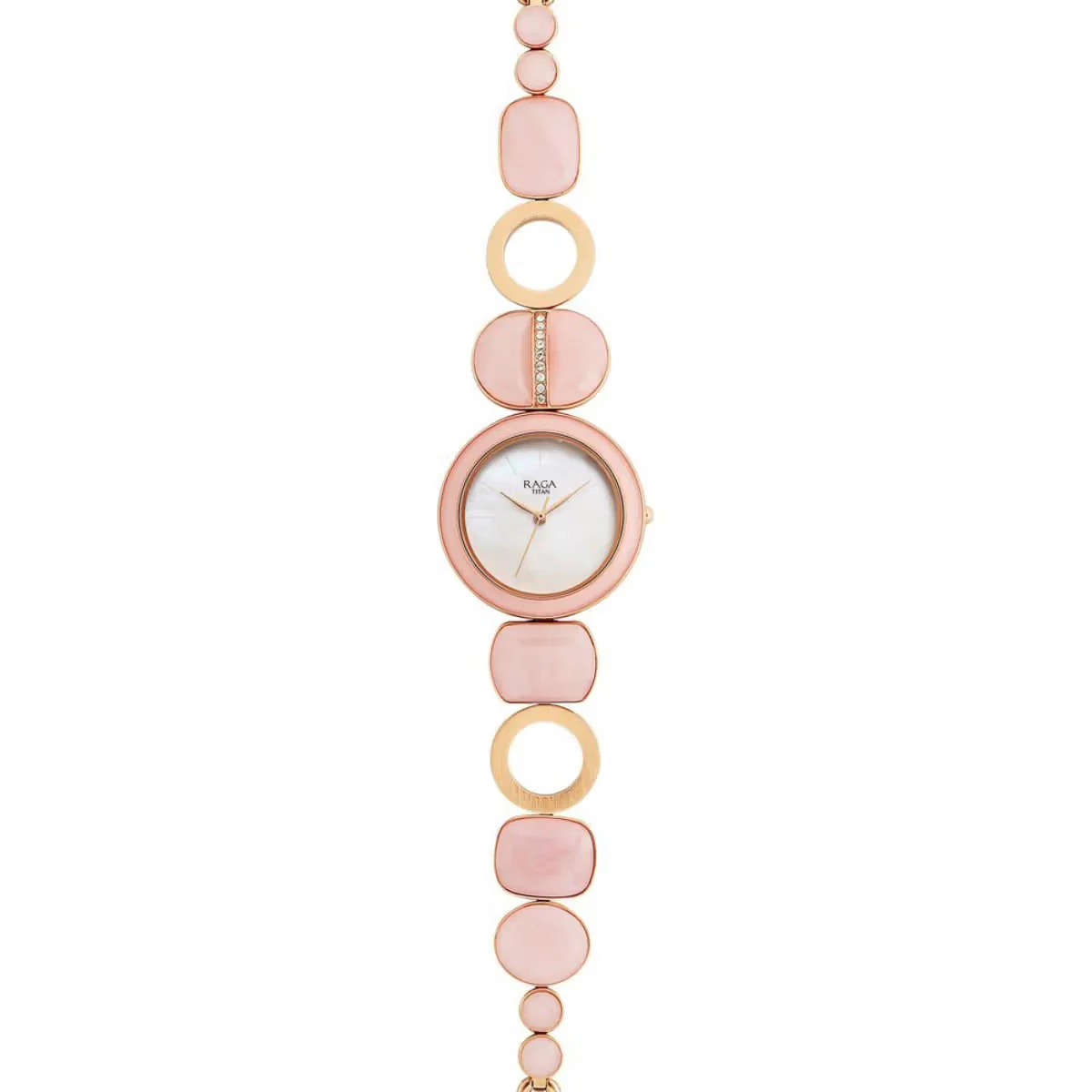 Titan Raga New You Quartz Analog Mother Of Pearl Dial Watch for Women 95195WM01 - Image 3