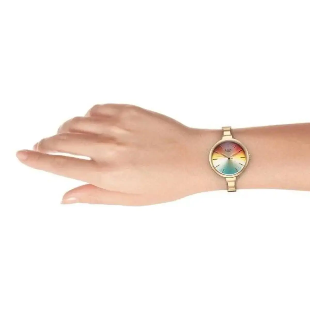Titan Raga Showstopper Quartz Analog Multicoloured Dial Metal Strap Watch for Women 95273WM01 - Image 3