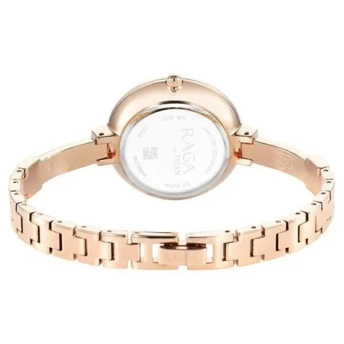 Titan Raga Showstopper Quartz Analog Multicoloured Dial Metal Strap Watch for Women 95273WM01 - Image 4