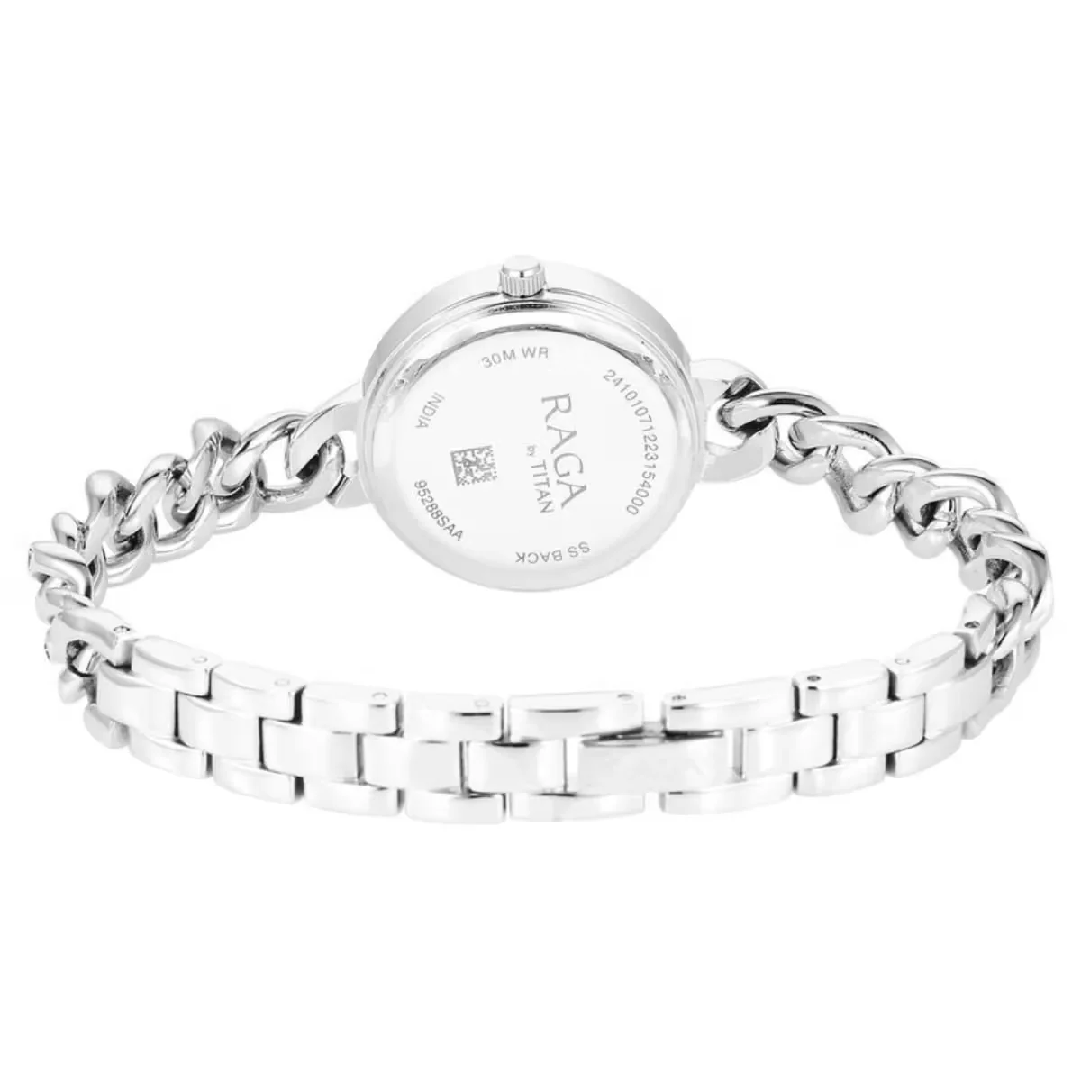 Titan Raga Showstopper Quartz Analog Silver Dial Metal Strap Women Watch 95288SM01 - Image 5