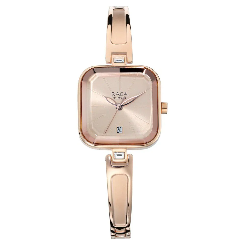 Titan Raga Viva Rose Gold Dial Women Watch NS2607WM01