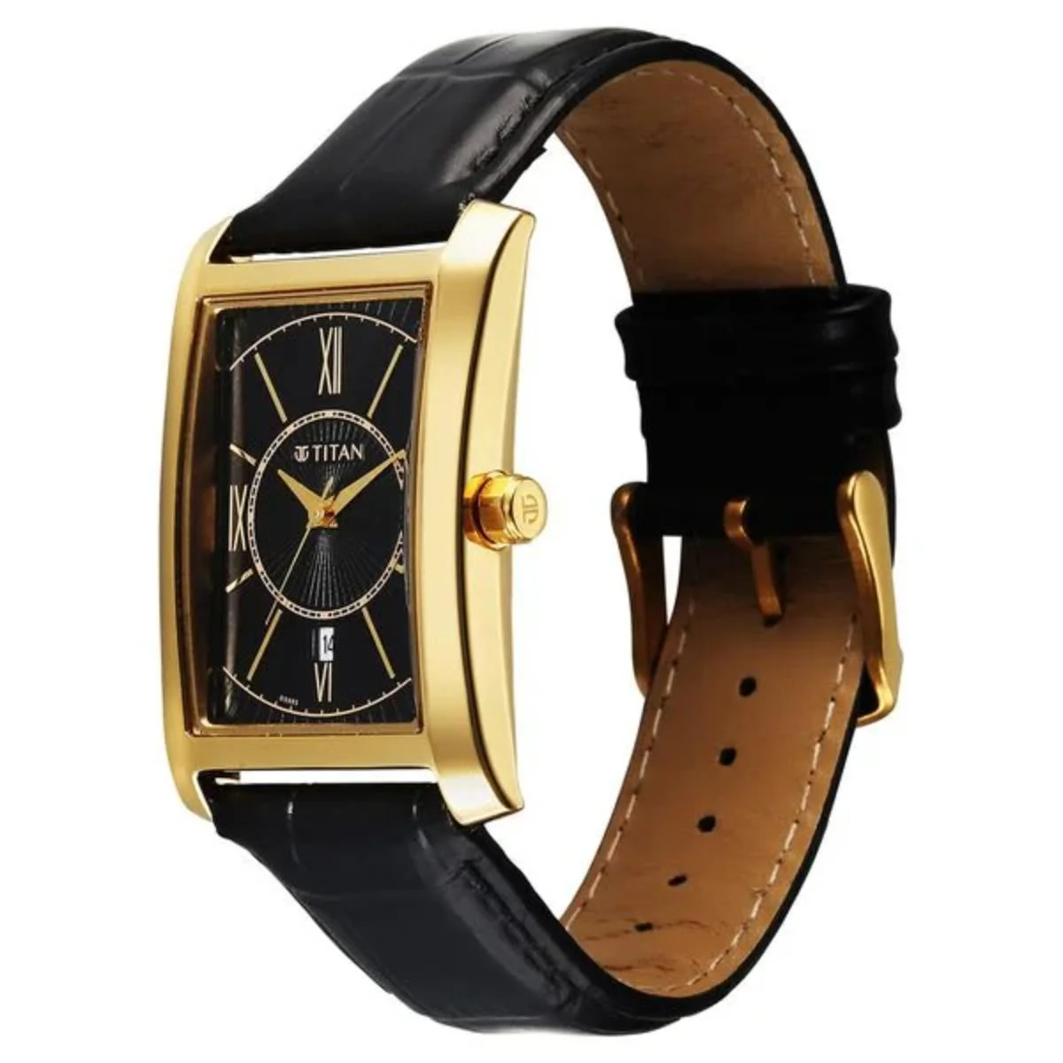 Titan Regalia Allure Black Dial With Date Analog Men's Watch 10046YL01 - Image 3