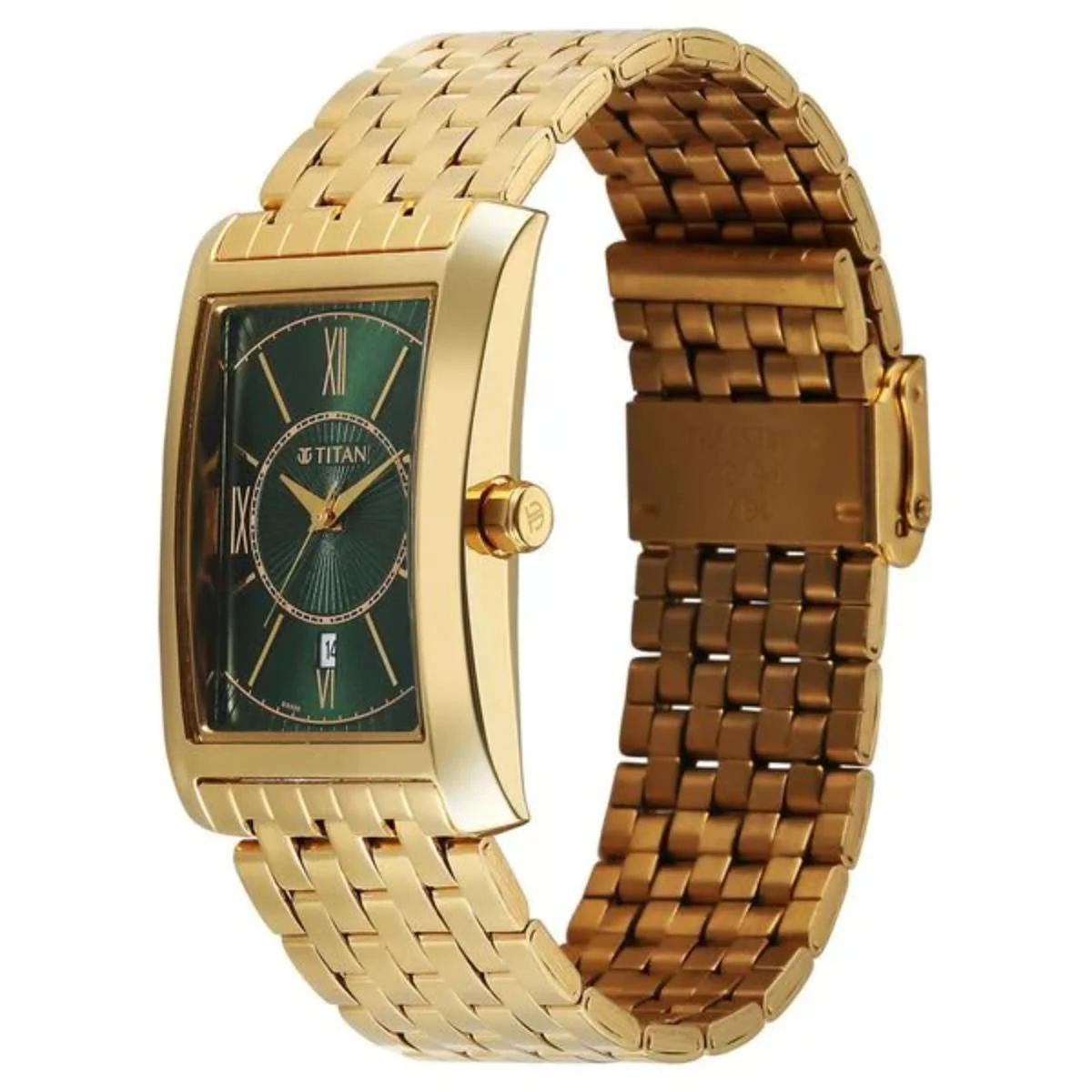 Titan Regalia Allure Green Dial With Date Analog Men's Watch 10046YM03 - Image 3