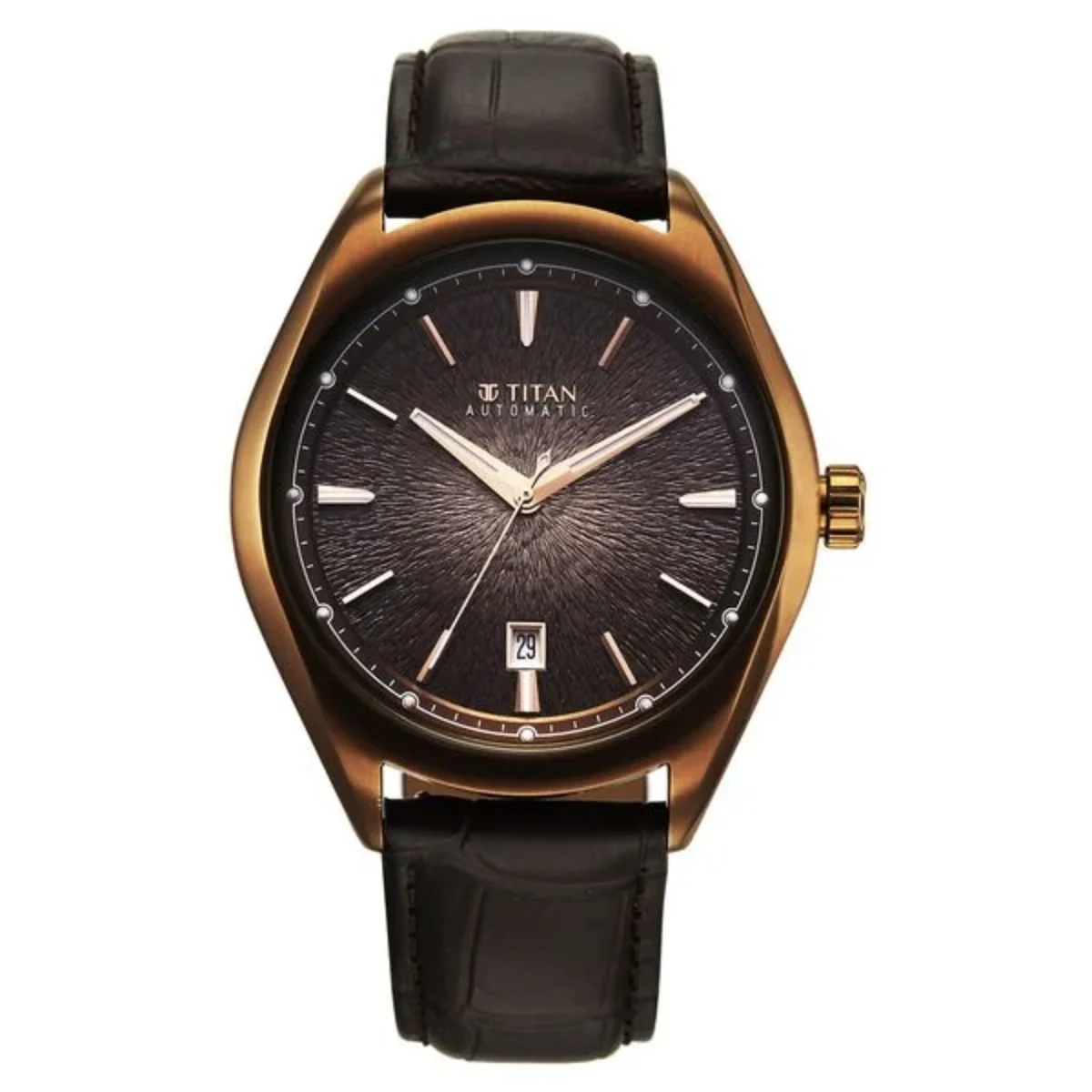 Titan Stellar Starlight Analog with Concealed Automatic Men Watch 10051QL01
