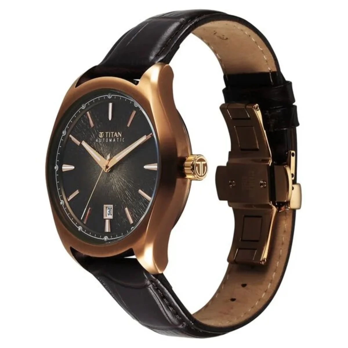 Titan Stellar Starlight Analog with Concealed Automatic Men Watch 10051QL01 - Image 3