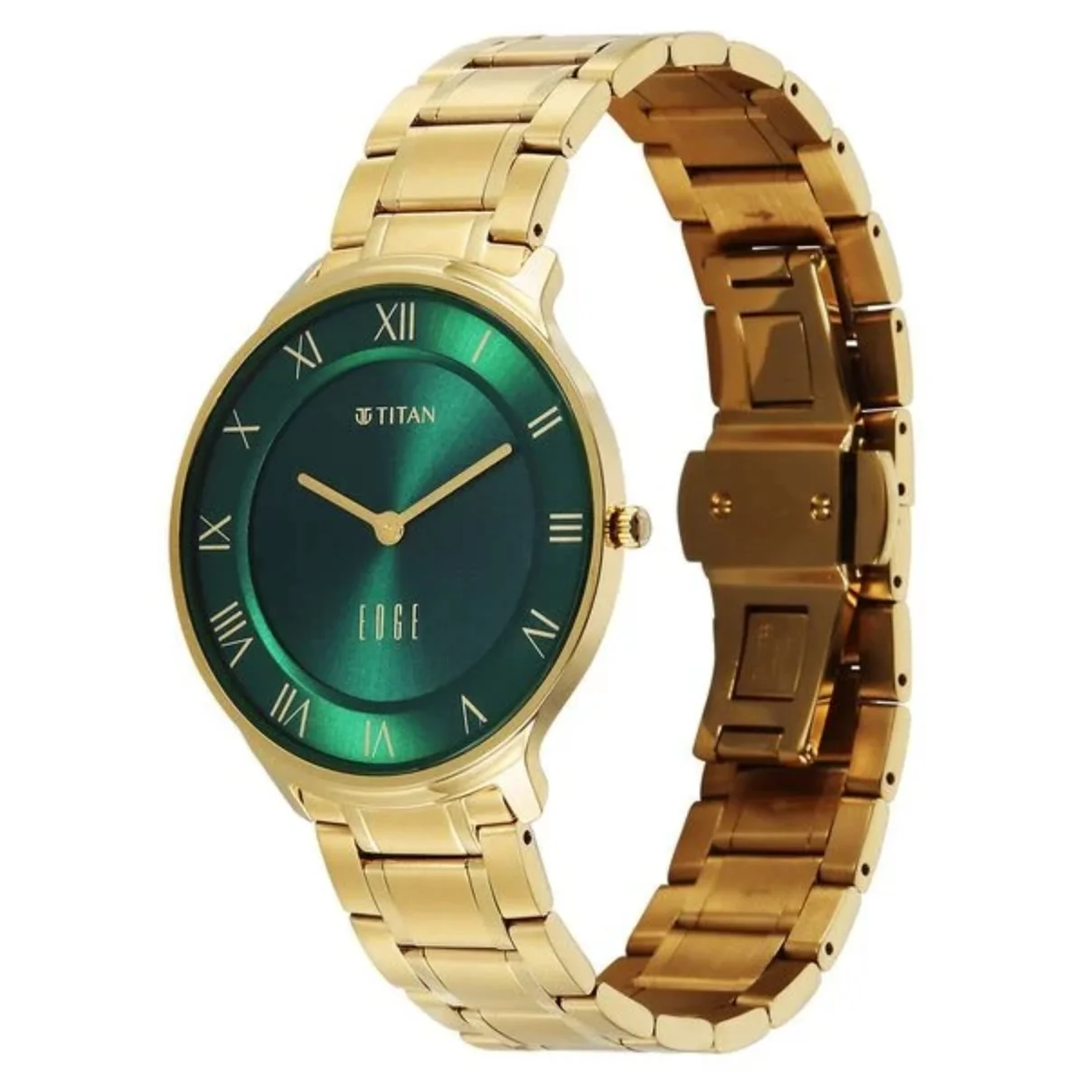 Titan Titan Edge Gleam Quartz Analog Green Dial Men's Watch 1843YM05 - Image 3