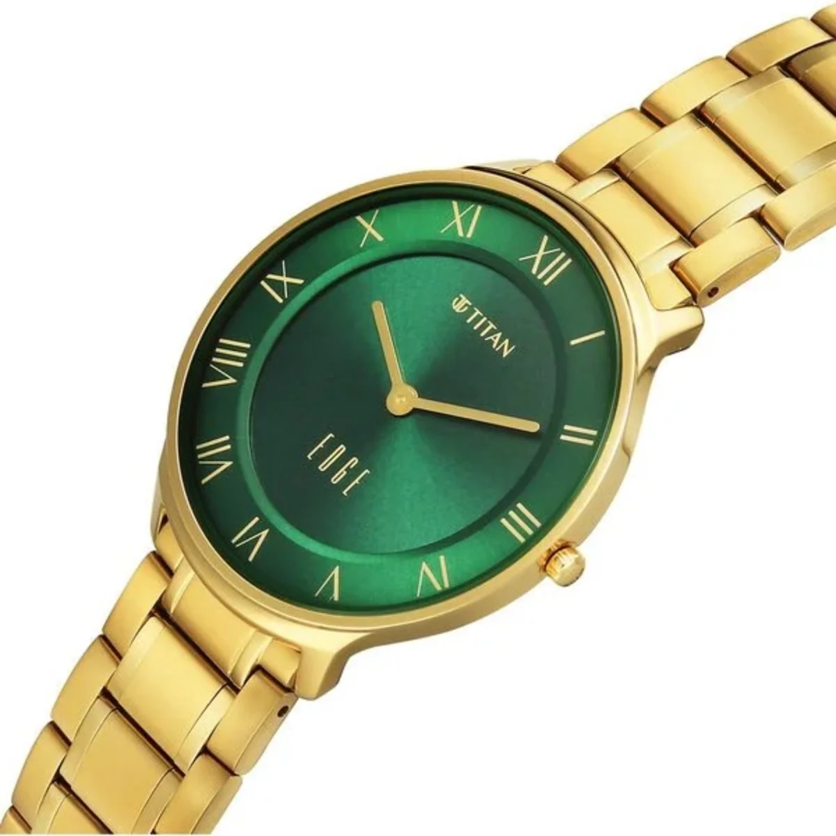 Titan Titan Edge Gleam Quartz Analog Green Dial Men's Watch 1843YM05 - Image 5