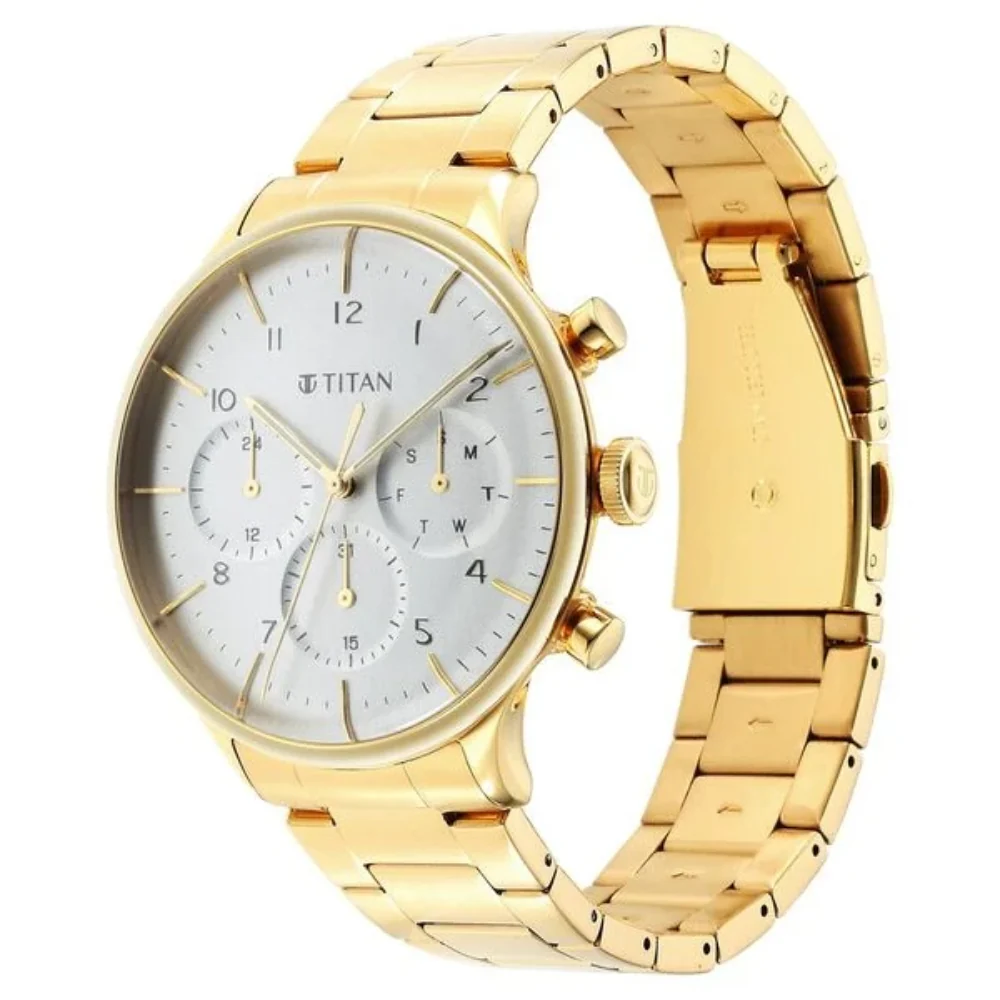 Titan Urban Magic Silver Dial Quartz Multifunction Men Watch NS90102YM01 - Image 2