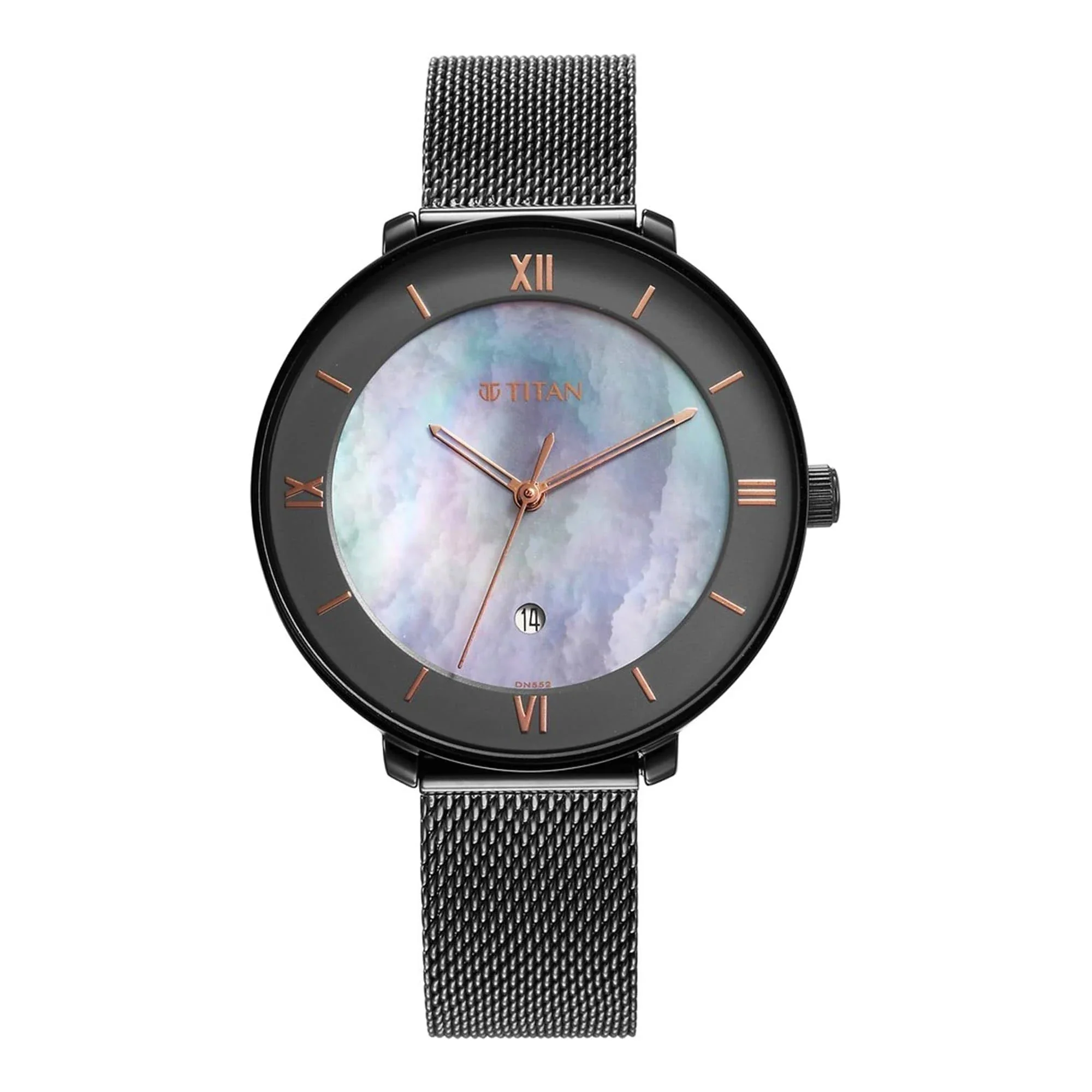 Titan Workwear Mother Of Pearl Dial Women Watch 2651QM04
