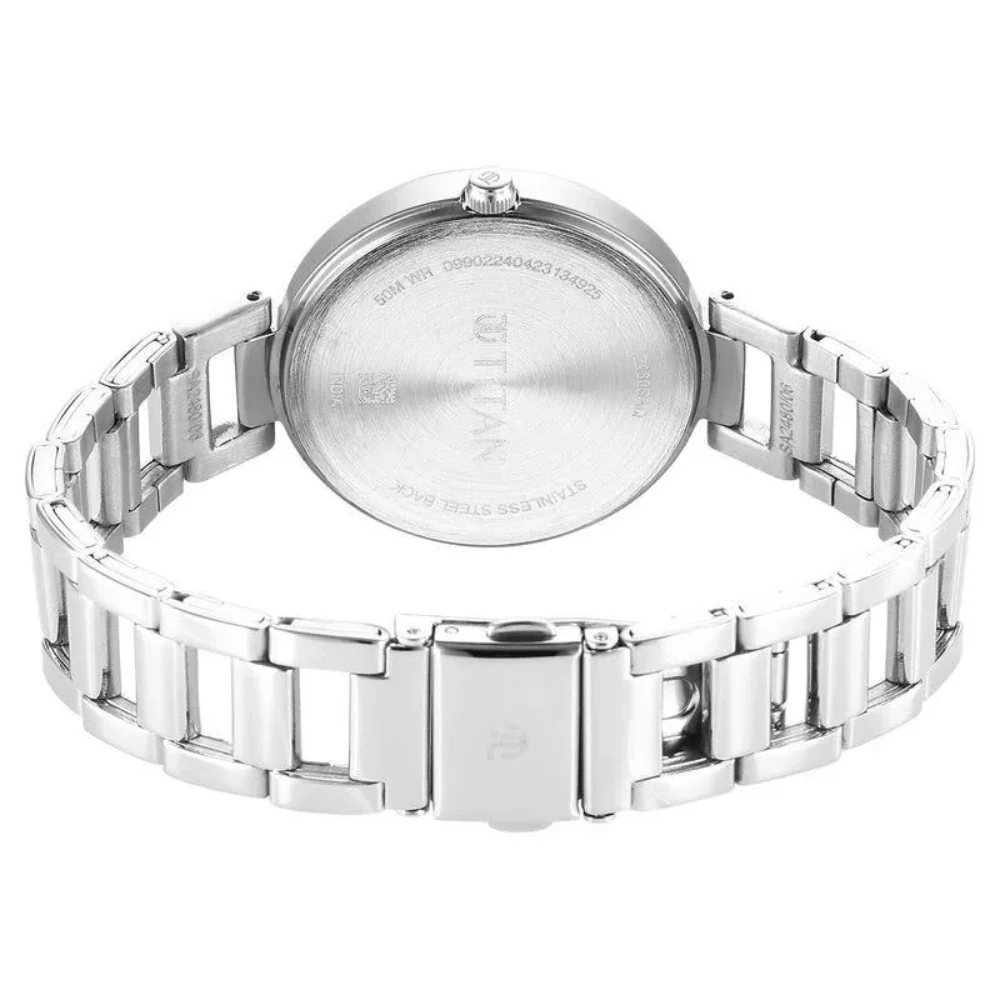 Titan Workwear Quartz Analog Black Dial Women Watch NT2480SM13 - Image 4
