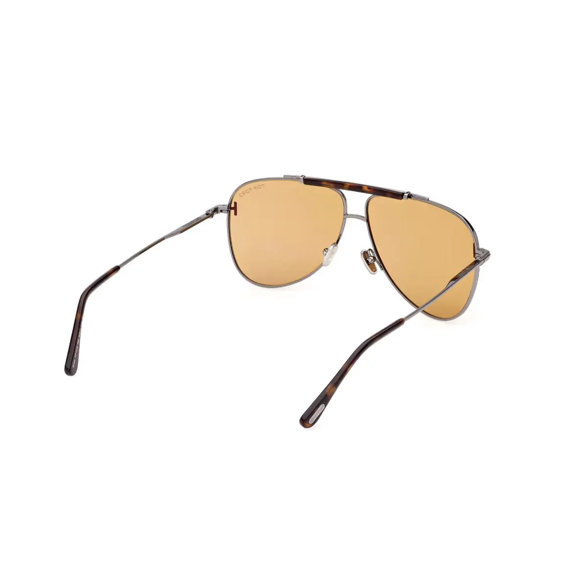 Tom Ford Eyewear Men Pilot Brown Lens Sunglasses For Men - FT1018 - Image 6
