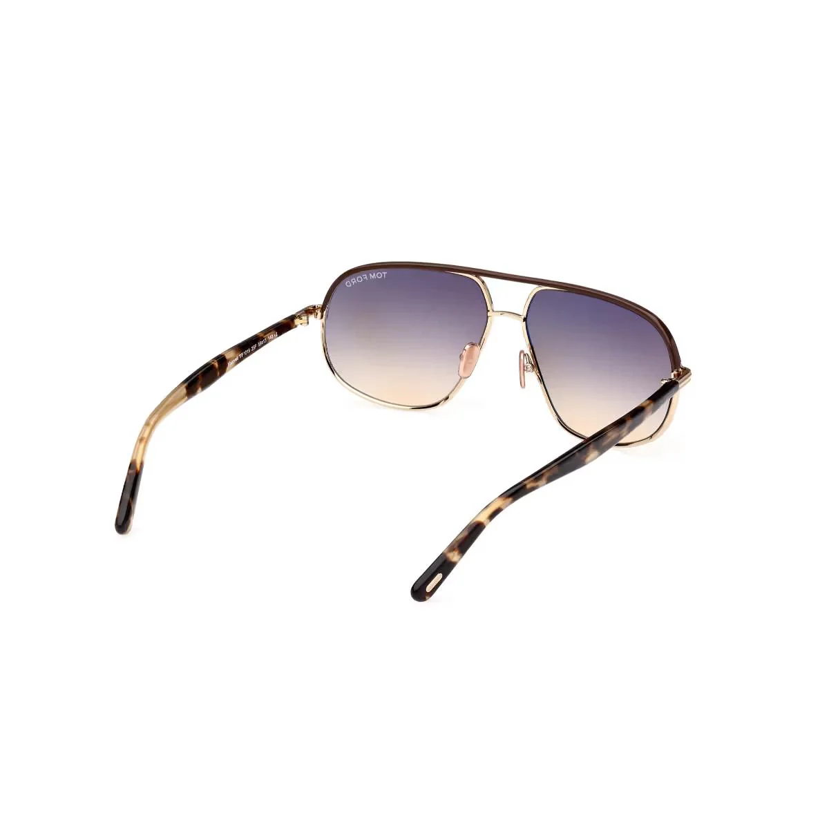 Tom Ford Eyewear Men Pilot Brown Lens Sunglasses For Men - FT1019 - Image 6