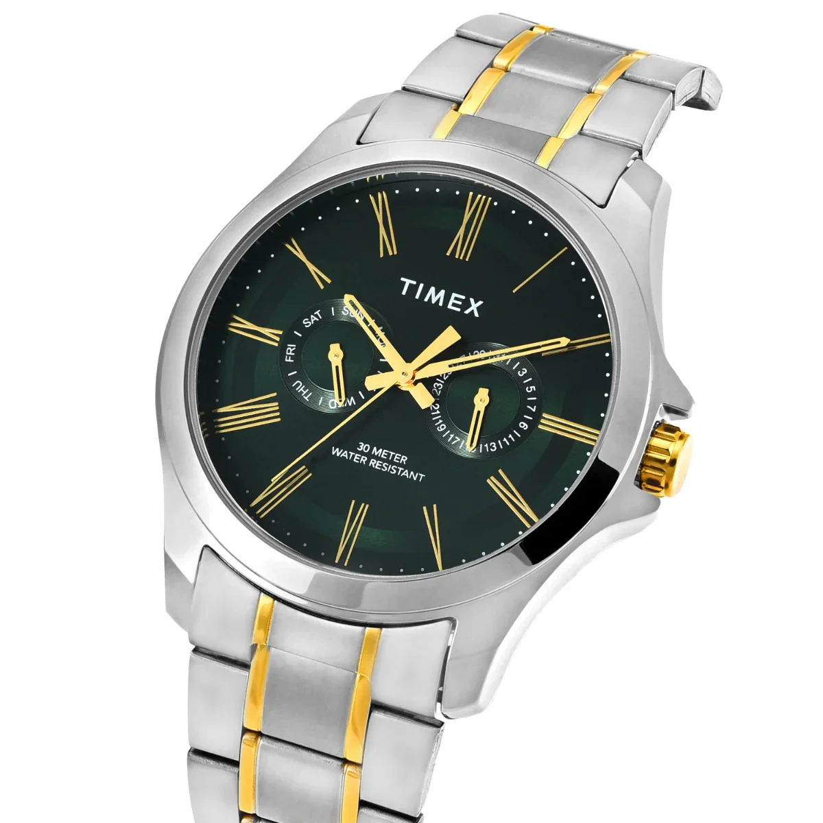 Timex Green Dial With Roman Numbers Men's Analog Astrological Watch -TW000X130 - Image 3