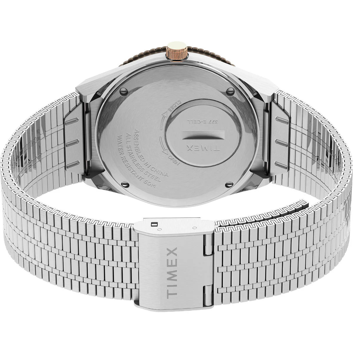 TW2U95600UJ Q Timex Stainless Steel Bracelet Watch (Women) - Image 4