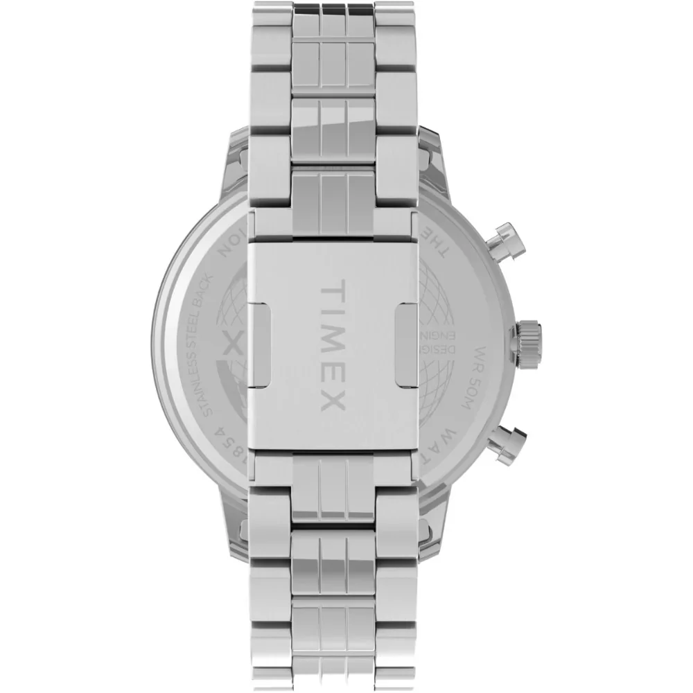 TW2V01700UJ Timex | Chicago Chronograph Stainless Steel Bracelet Watch (Men) - Image 2