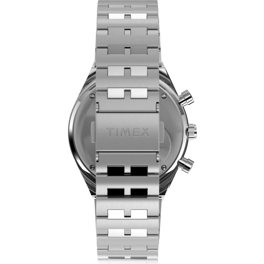 Q Timex Chronograph Stainless Steel Bracelet Men's Watch - TW2V42600UJ - Image 3