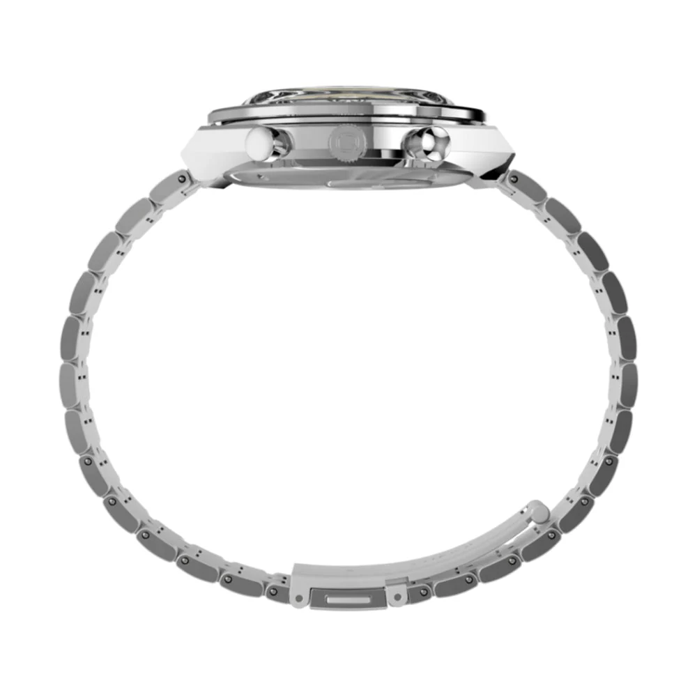 Q Timex Chronograph Stainless Steel Bracelet Men's Watch - TW2V42600UJ - Image 5