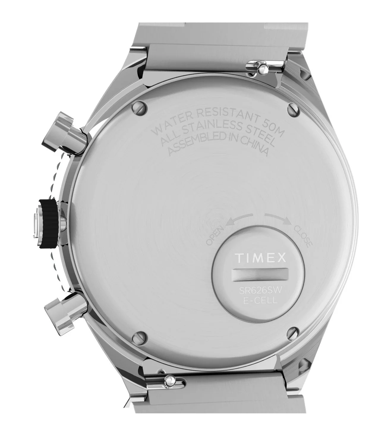TW2V69800UJ Q Timex | Black Round Dial Analog Watch (Men) - Image 4