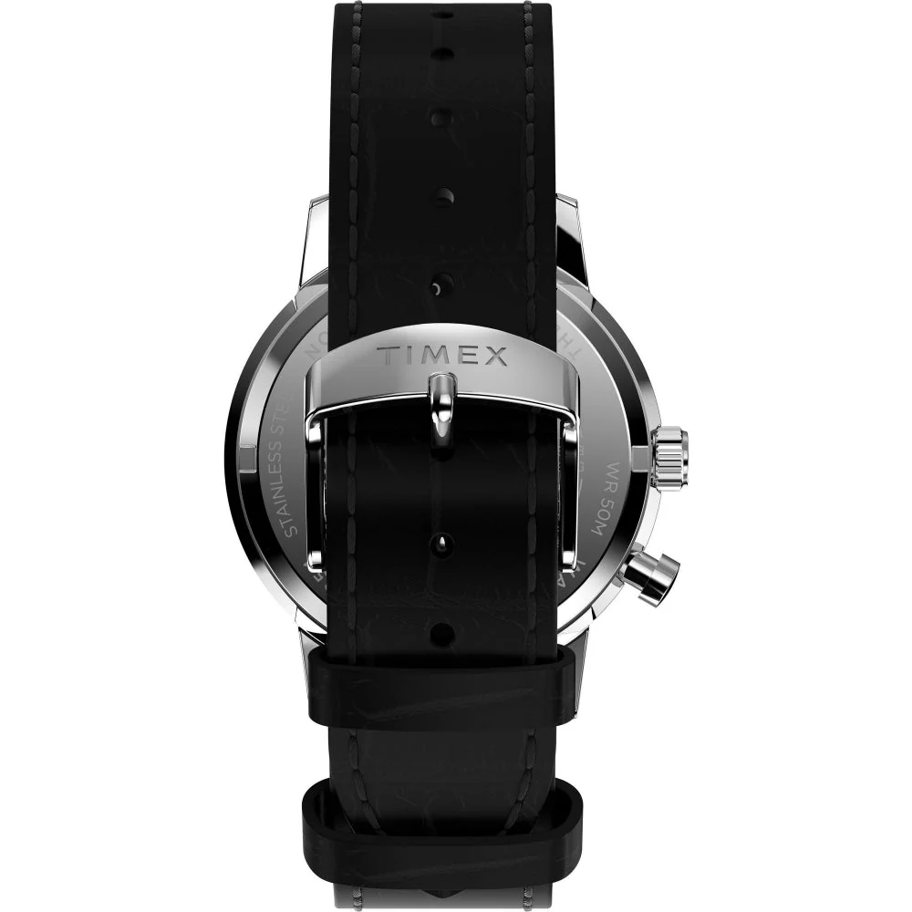 TW2W51200UJ Blue Marlin Moon Phase Leather Strap Watch - Image 4
