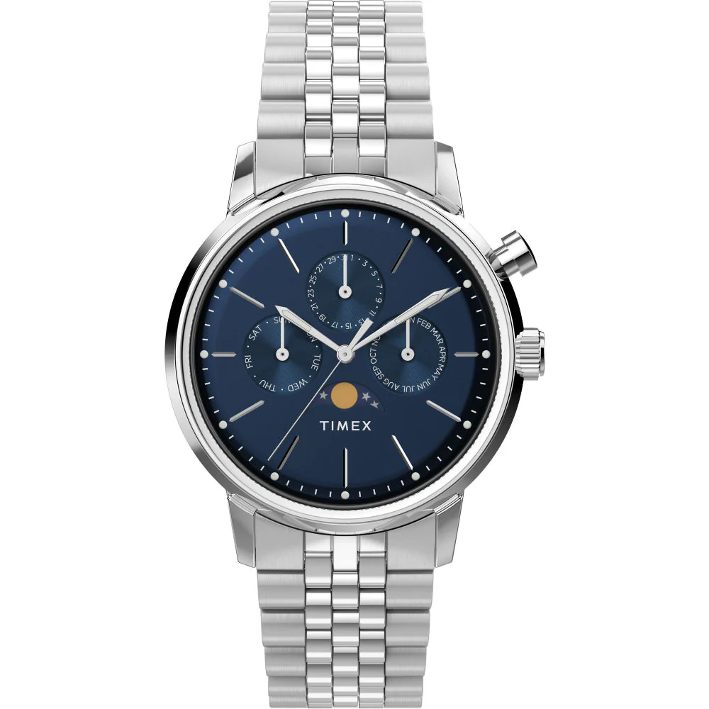 Marlin Moon Phase  Stainless Steel Bracelet Watch - TW2W51300UJ