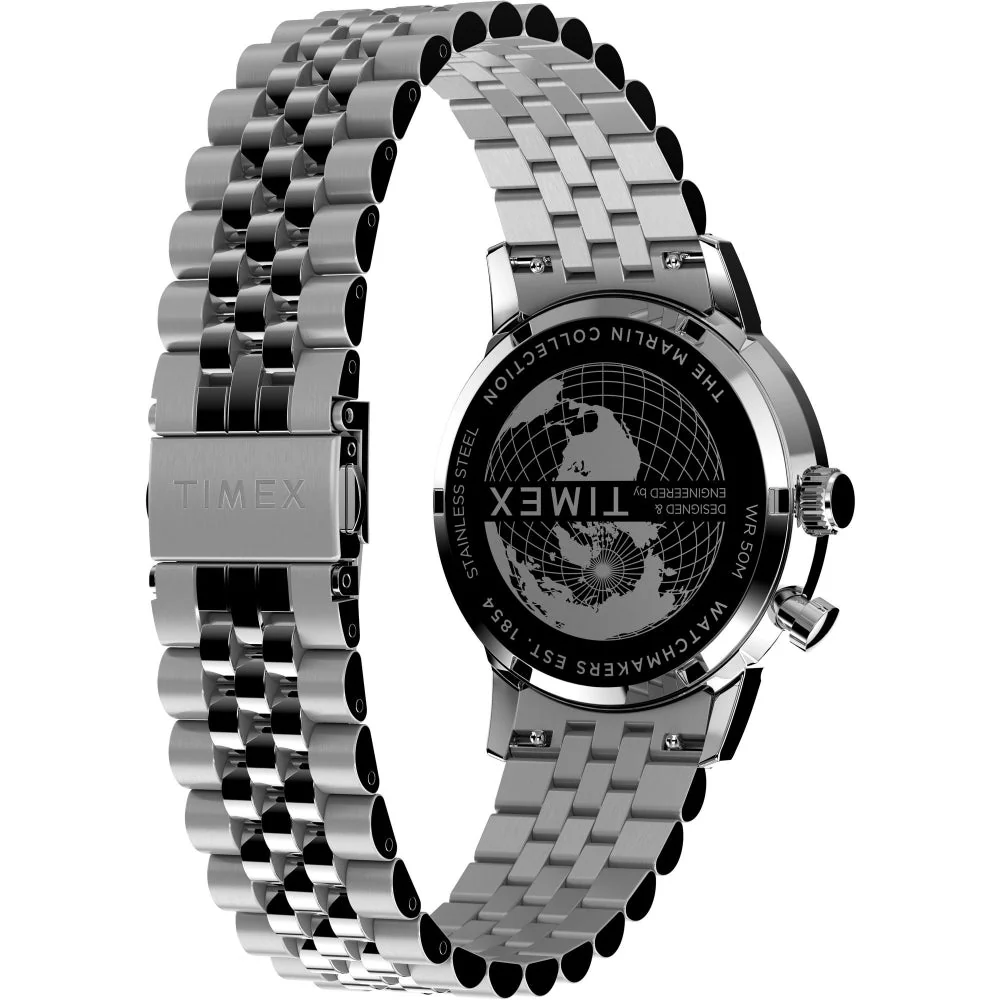 Marlin Moon Phase  Stainless Steel Bracelet Watch - TW2W51300UJ - Image 4