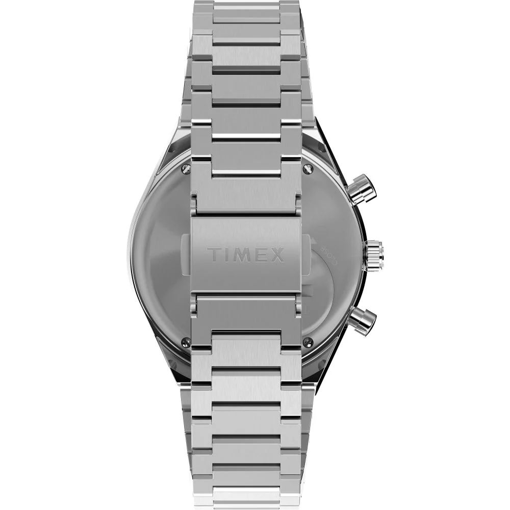 TW2W51600UJ Blue Q Timex Chronograph Stainless Steel Bracelet Watch (MEN) - Image 3
