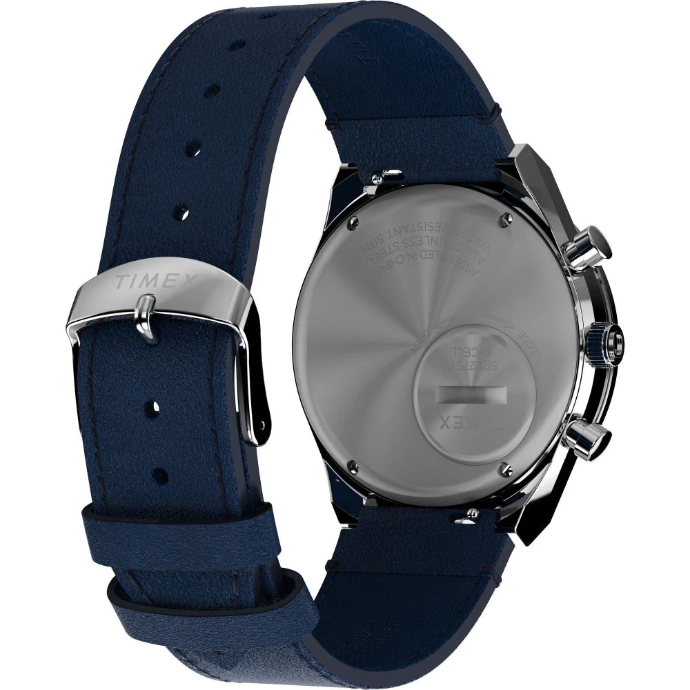 TW2W51700UJ Q Chronograph Leather Strap Watch (MEN) - Image 3