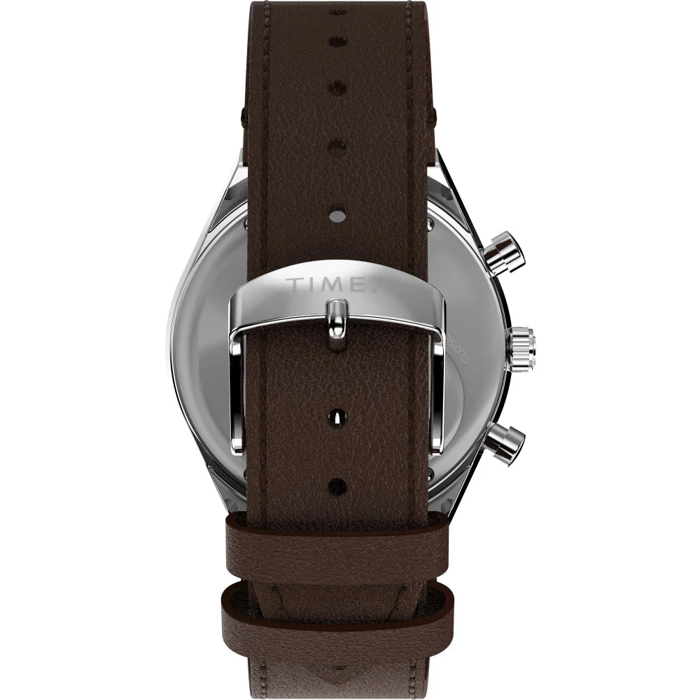 TW2W51800UJ Q Timex | Chronograph Leather Strap Watch (MEN) - Image 3