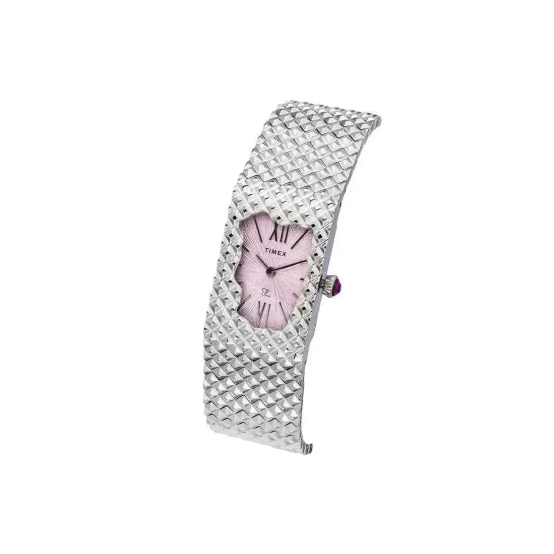 TWEL77700 Timex | Fria with Pink Shimmery Dial St Steel Watch (Women) - Image 2