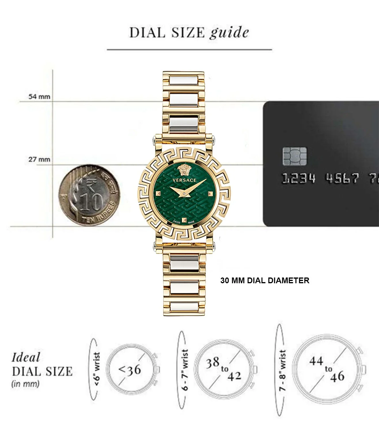 VE2Q00622 | VERSACE Greca Glam Watch for Women - Image 5