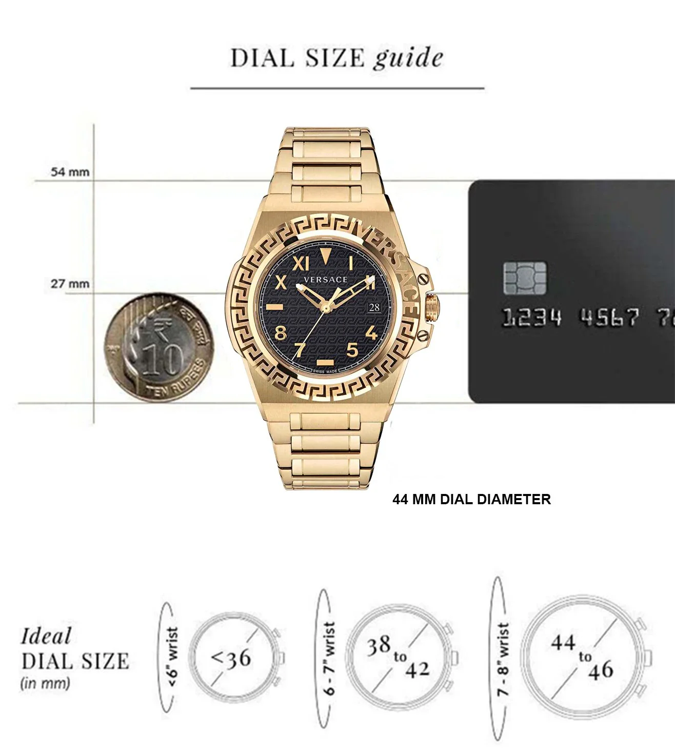 VE3I00522 Versace |  Greca Reaction Watch for Men - Image 4