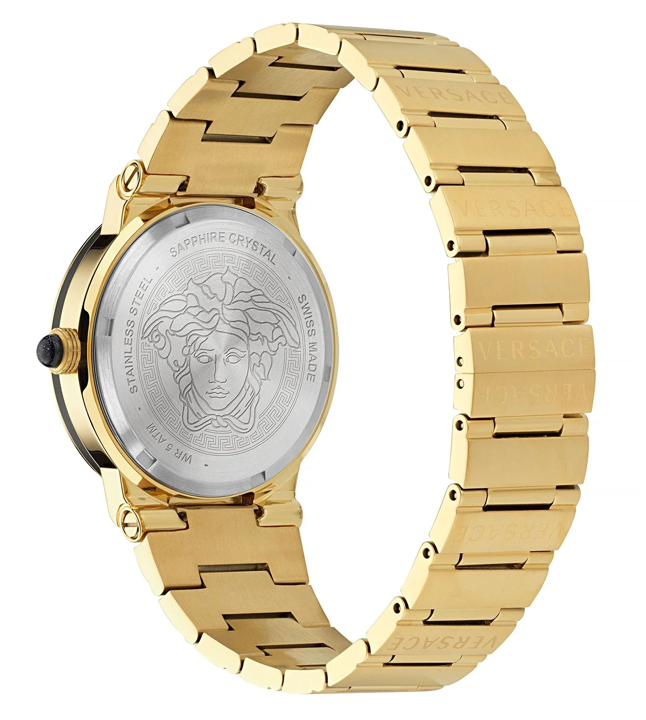 VE7G00323| VERSACE Greca Logo Moonph Unisex Analog Watch - Image 2