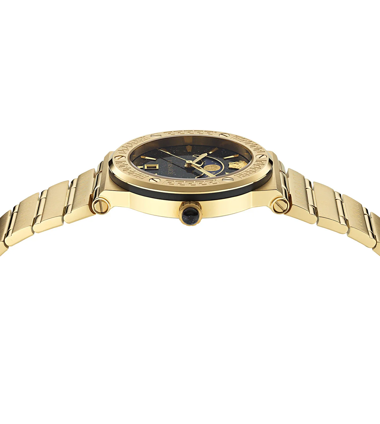 VE7G00323| VERSACE Greca Logo Moonph Unisex Analog Watch - Image 3