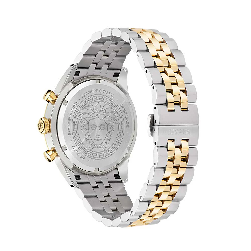 Versace Chrono Master Green Dial St Steel Men's Watch - VE8R00524 - Image 2